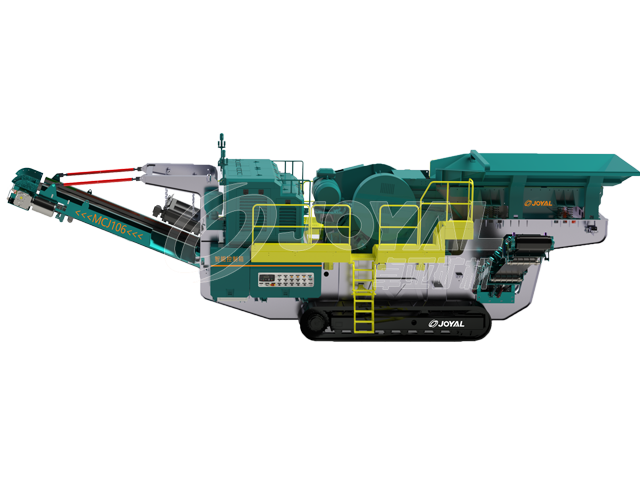 履带式移动颚式破碎站