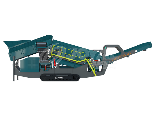 履带式移动筛分站